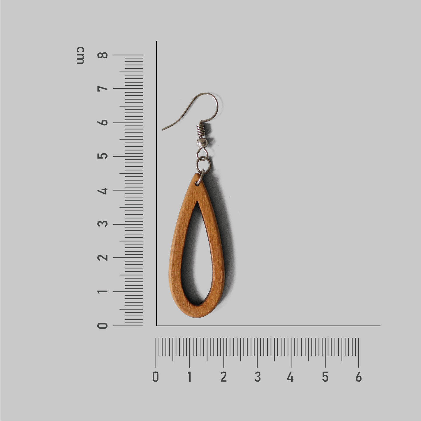 Eco-Friendly Hollow Drop Wooden Earrings - Sustainable and Stylish Accessories