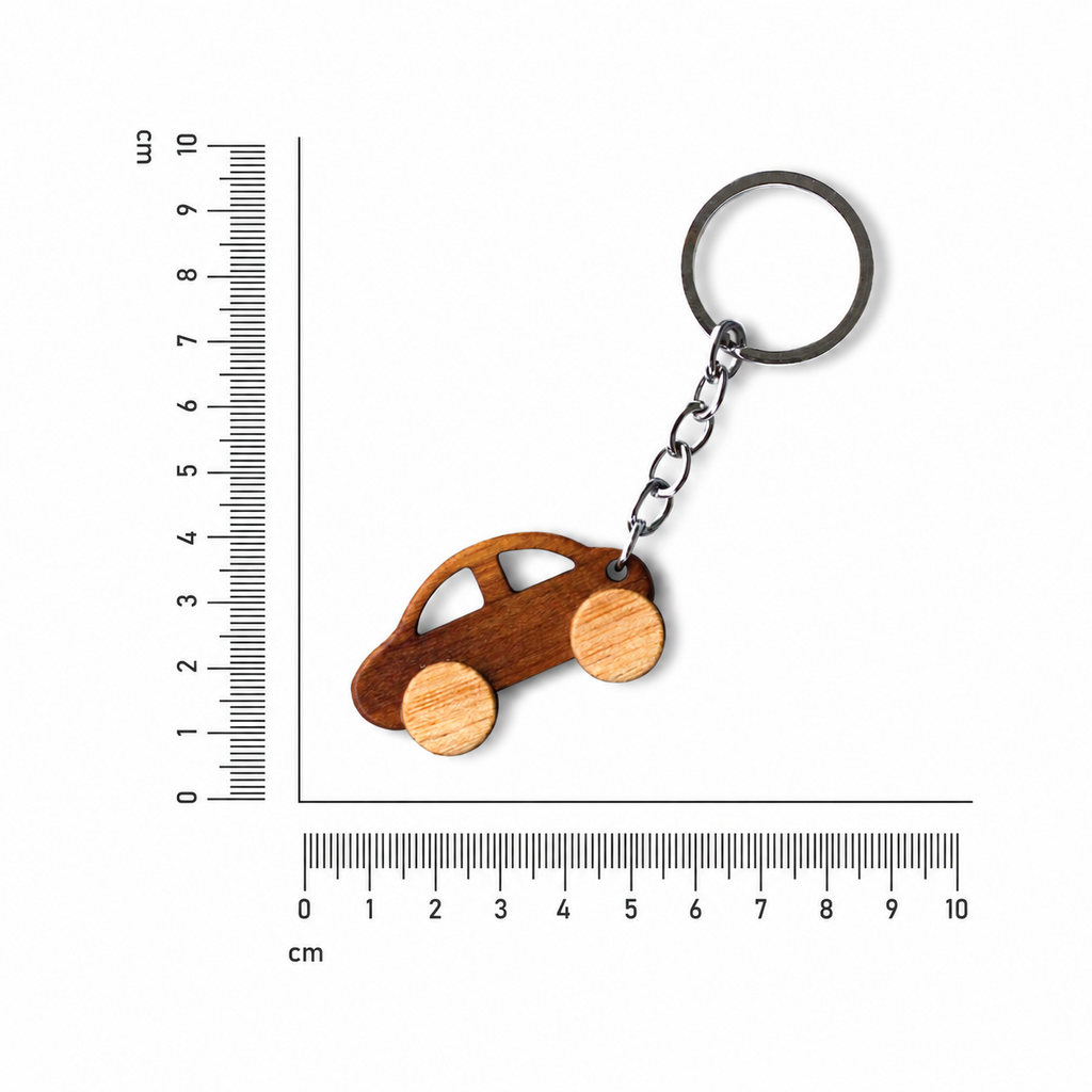 Wooden Car Keychain | FULKERYA