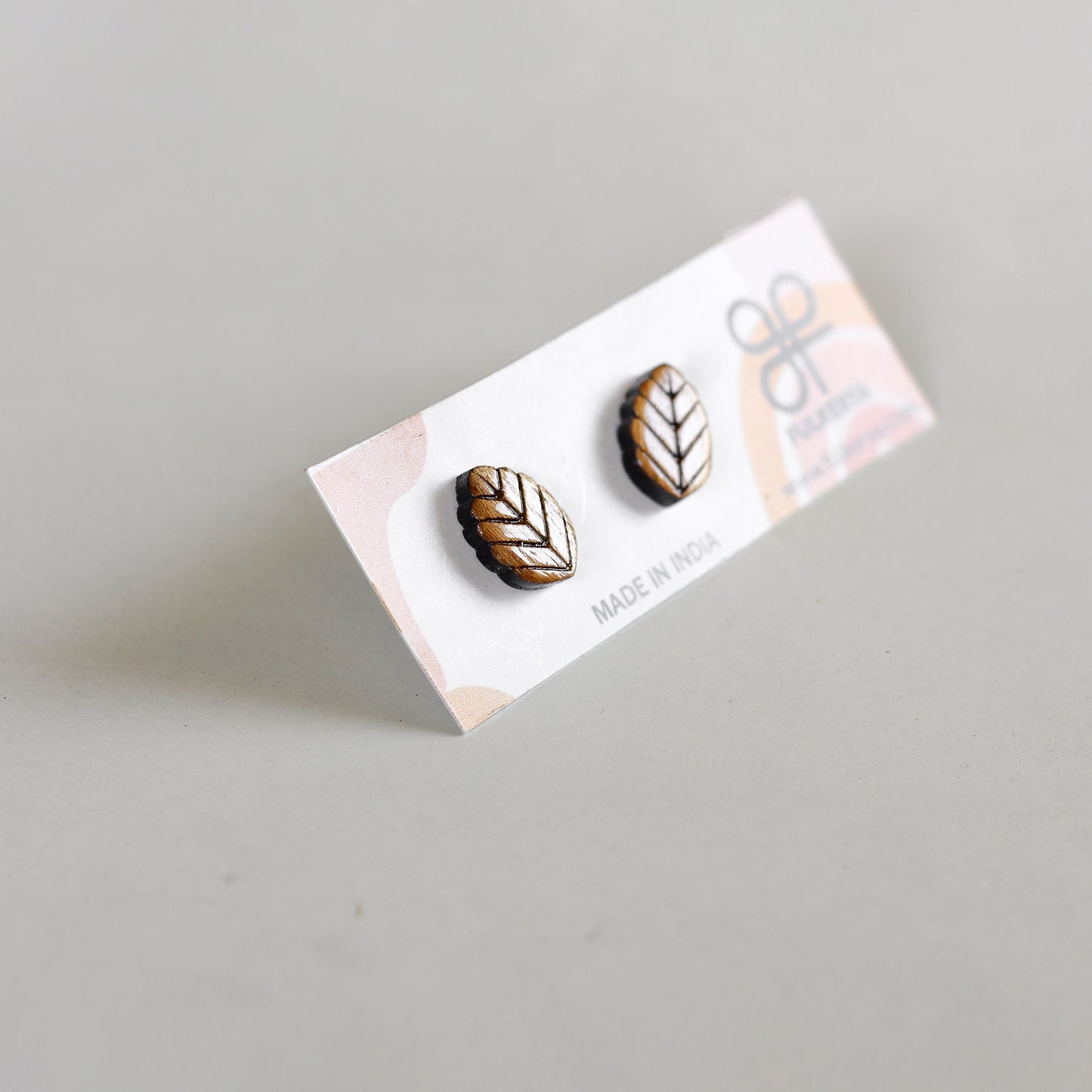 Leaf Ear Studs - Eco-Conscious and Nature-inspired Earrings