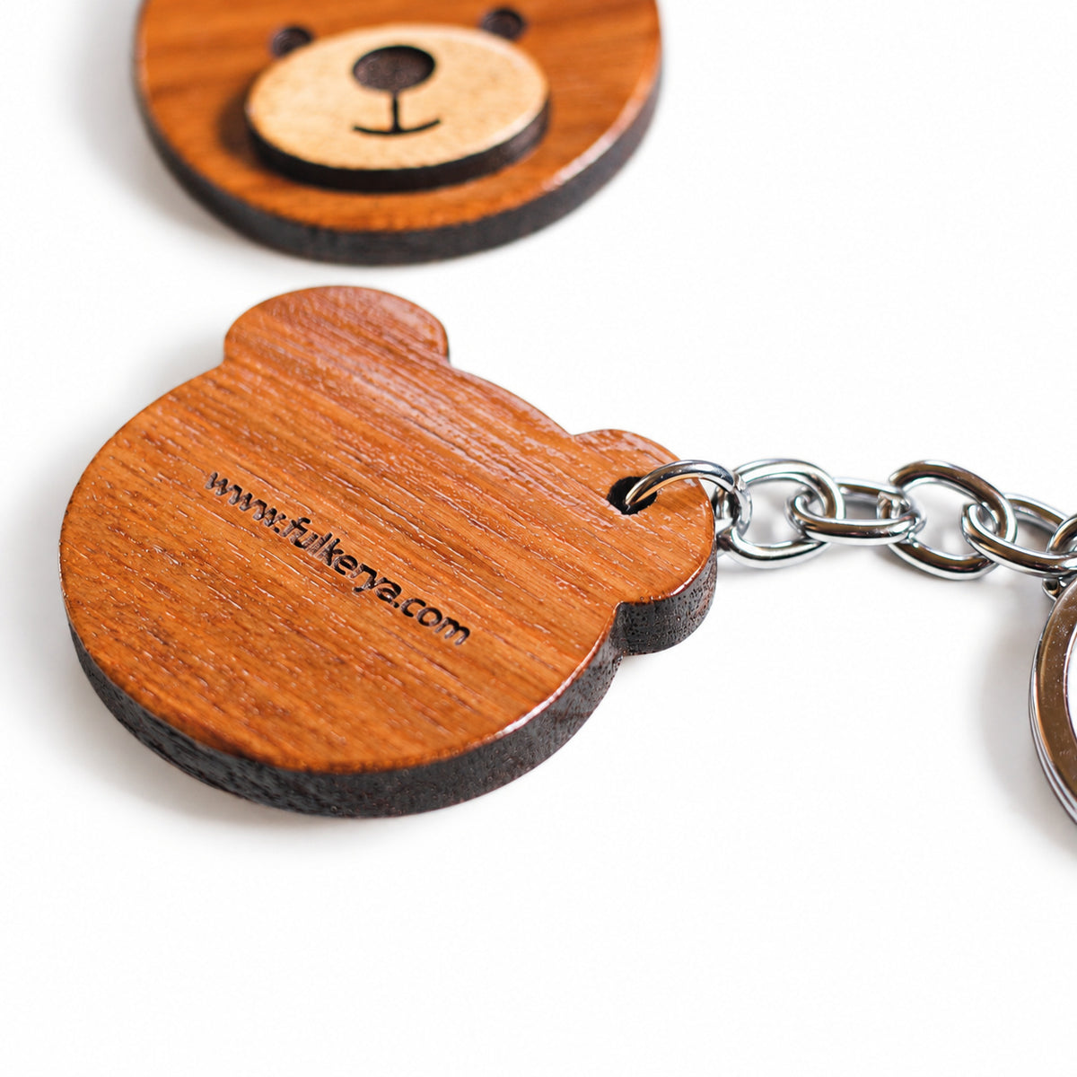 Wooden Bear Keychain | FULKERYA