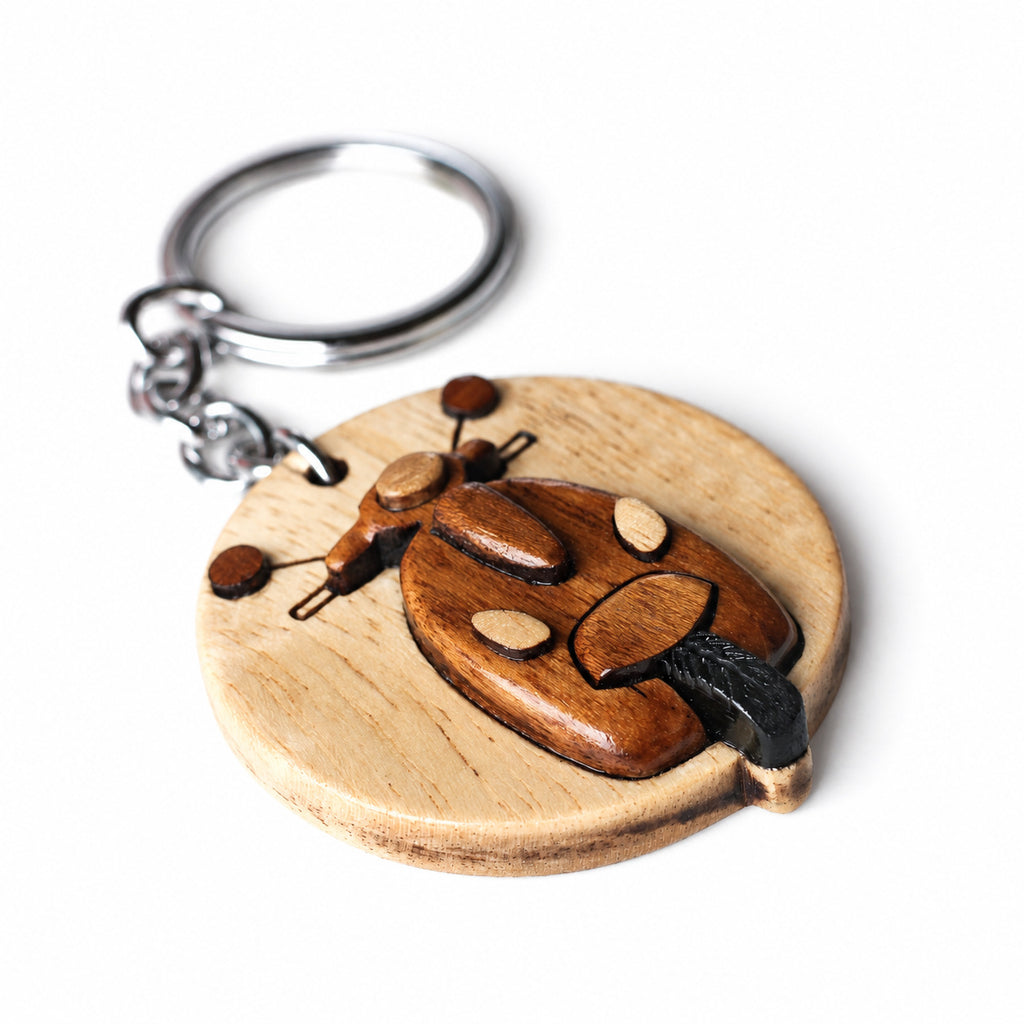Wooden Scooter Keychain | FULKERYA