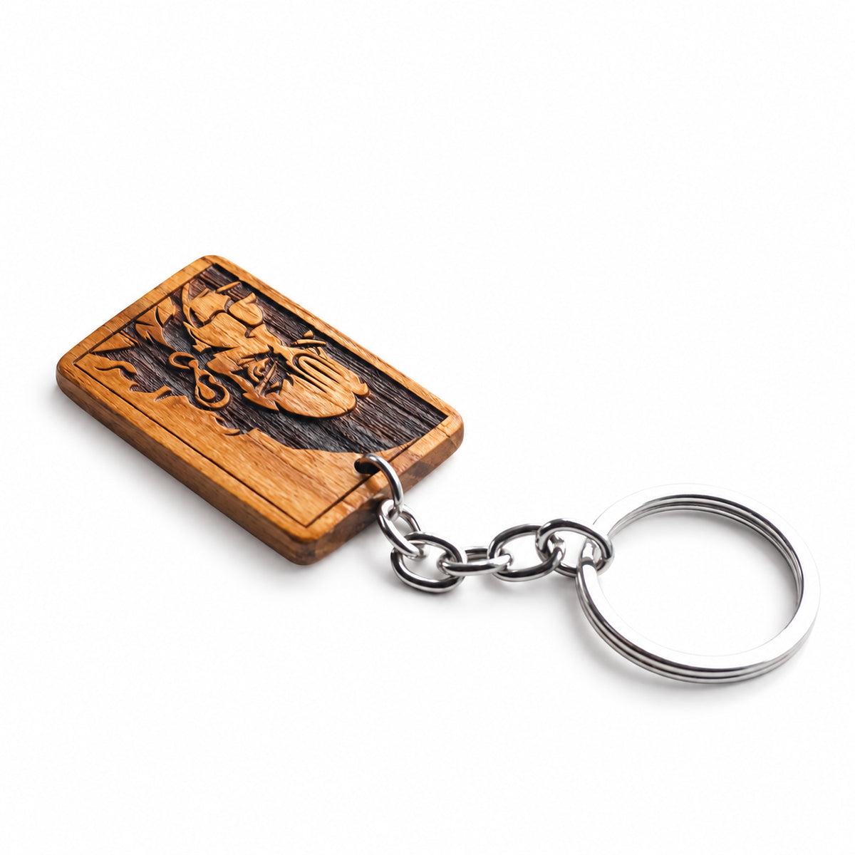 Wooden Hanuman Ji Keychain | FULKERYA