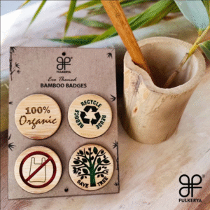 Eco-Friendly Bamboo Badges