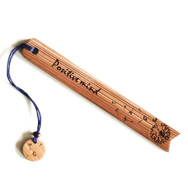Bamboo Bookmark - Positive Mind - Image 3