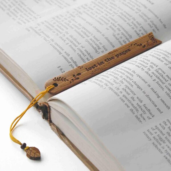 Bamboo Bookmark – Lost In The Pages - Image 3