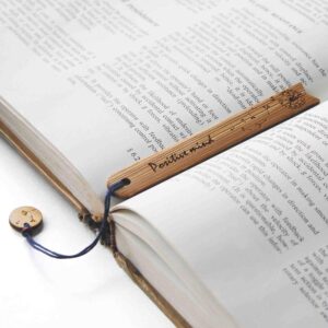 Bamboo Bookmark - Positive Mind
