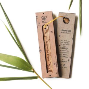 Bamboo Bookmark – Lost In The Pages