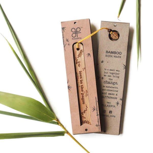 Bamboo Bookmark – Lost In The Pages