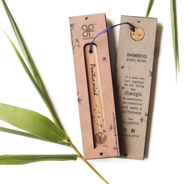 Bamboo Bookmark - Positive Mind - Image 2