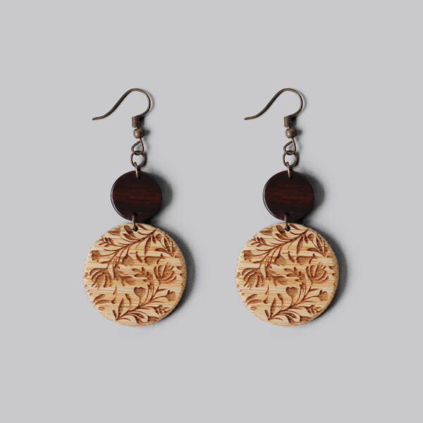 Engraved Bamboo Ear Jewelry - Image 4