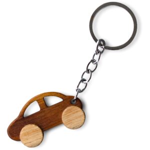 Wooden Car Keychain