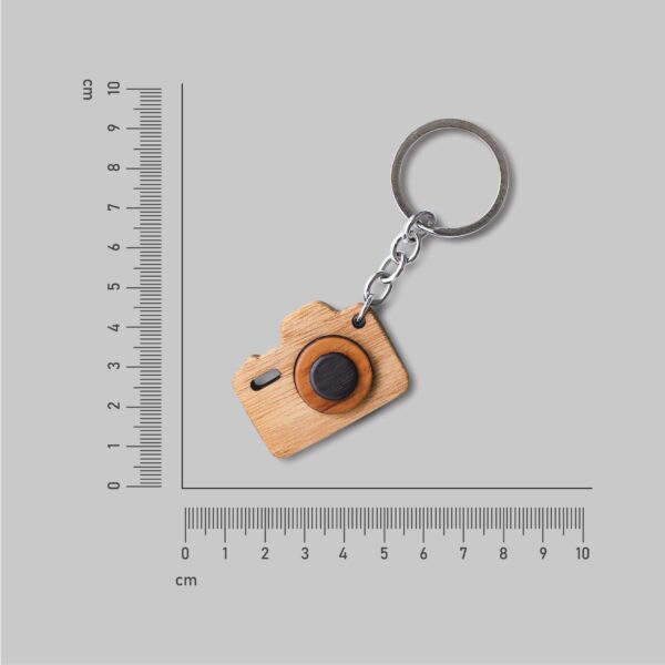 Wooden Camera Keychain - Image 7