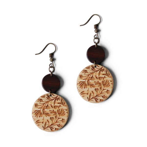 Engraved Bamboo Ear Jewelry - Image 3