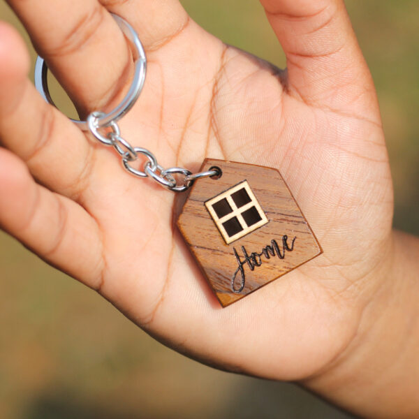 Wooden Keychain for Home - Image 4