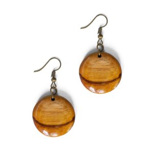 Light Weight Wooden Earrings for Girls & Women