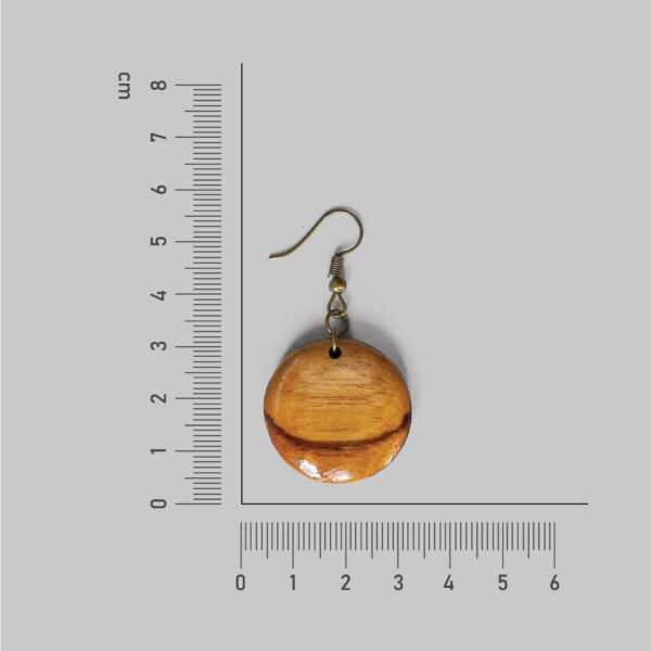 Light Weight Wooden Earrings for Girls & Women - Image 3