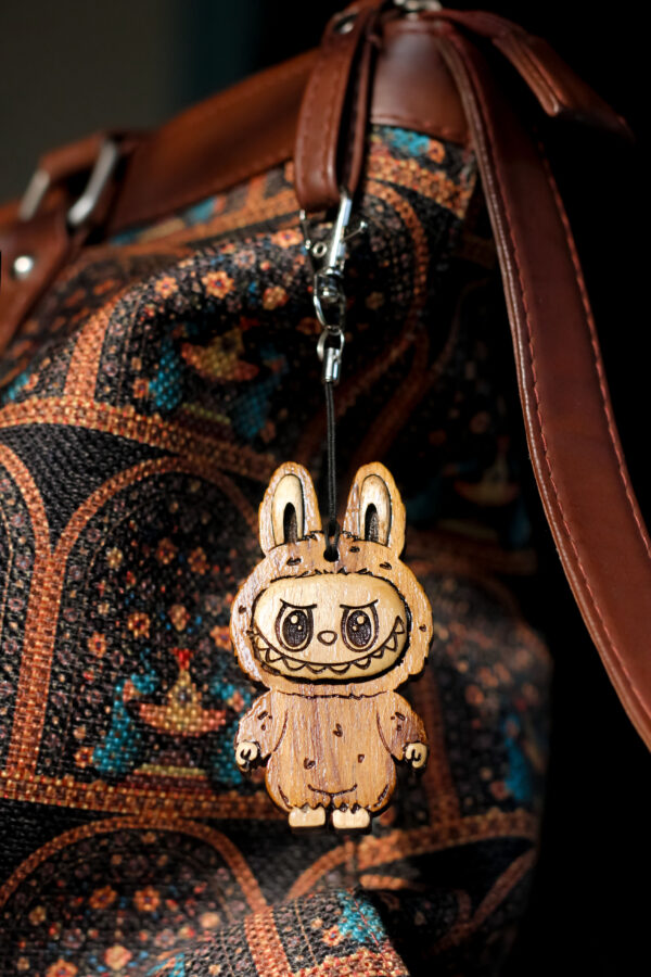 Labubu Wooden Keychain - Image 3