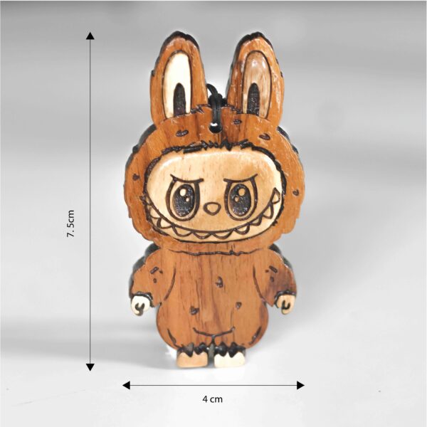 Labubu Wooden Keychain - Image 4